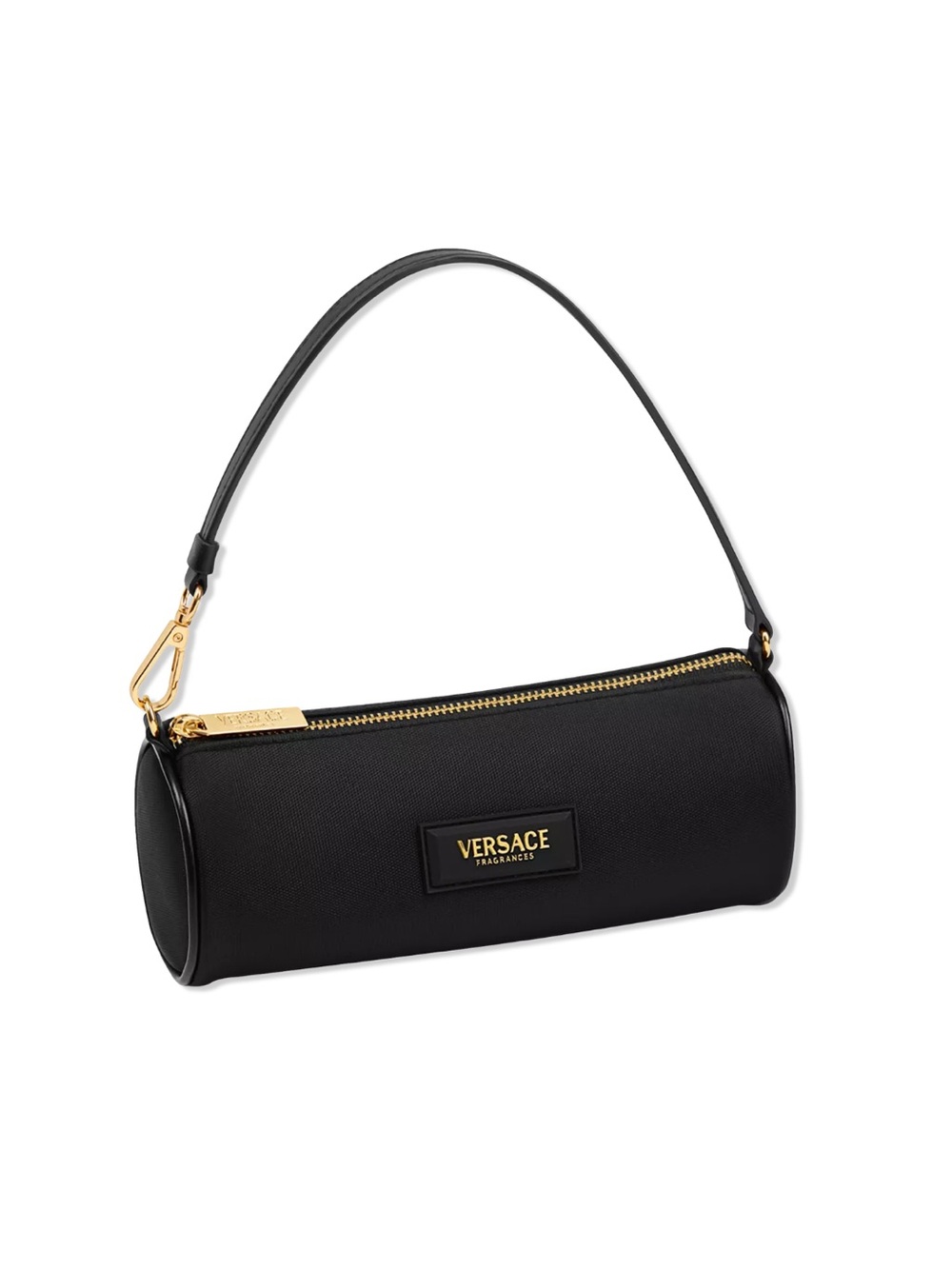 Versace Fragrances / Logo Mini Barrel Bag / Black